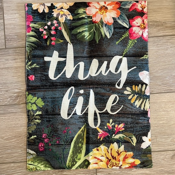 Thug Life Garden Flag - Picture 3 of 5